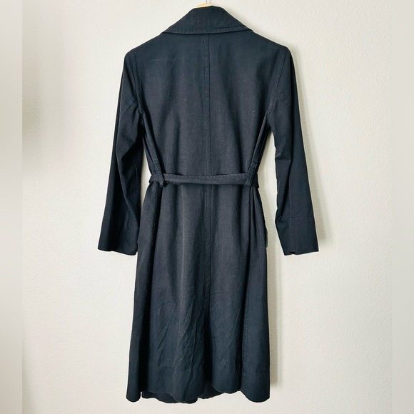 Everlane Drape Trench Coat in Black - Picture 5 of 8